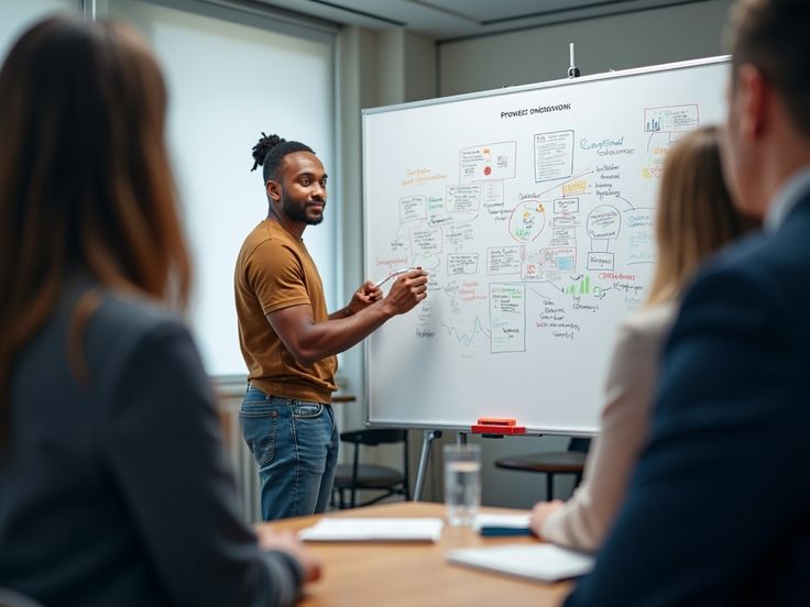 Abstrakte Linienkunst, die synaptische Pfade darstellt